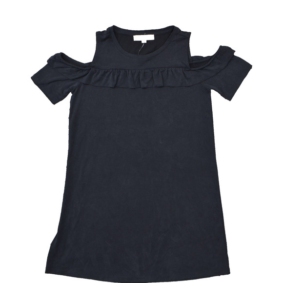 NEW Loft Women's Size Mp Shift Dress Gray Knee Length Casual Modal Solid - Picture 1 of 8
